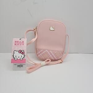 HELLO KITTY Smart Touch Crossbody Purse Winghouse Sanrio Korea Only Pink - NEW